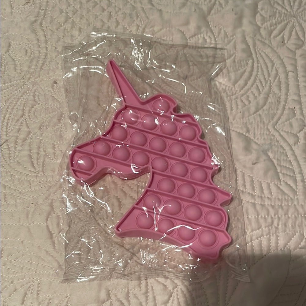 Pink Unicorn Pop It Fidget Toy